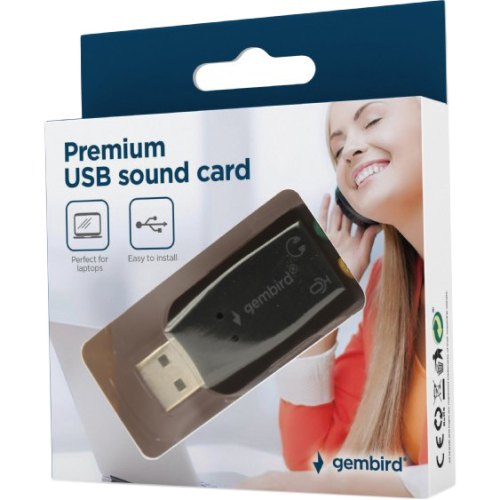 Звукова карта Gembird SC-USB2.0-01 Black