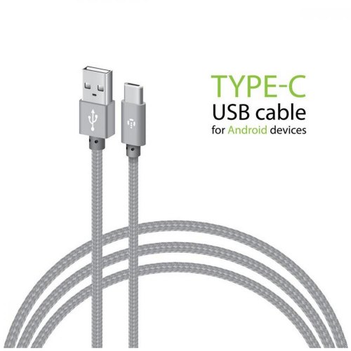 Кабель Intaleo CBGNYT2 USB Type-C 2м (сірий)