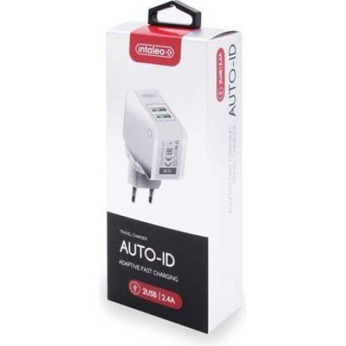МЗП Intaleo TCA242 White (1283126477492), 2USB, 2.4A