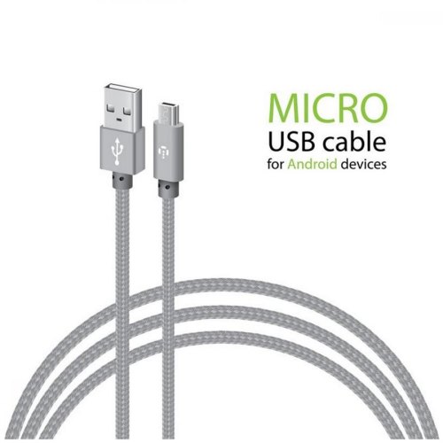 Кабель Intaleo CBGNYM2 Micro USB 2м (сірий)