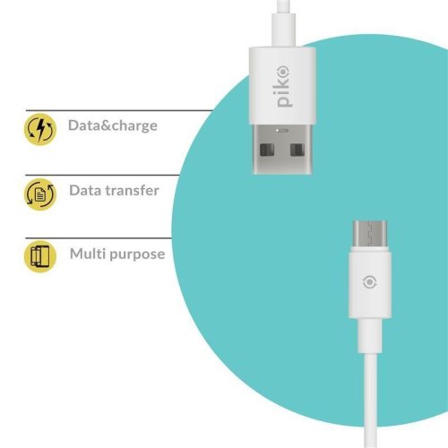 Кабель Piko CB-UM11 Micro USB 1,2м (білий)