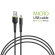 Кабель Intaleo CBFLEXM0 Micro USB 0.2м (чорний)