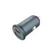 АЗП Intaleo CCGQPD238 Grey (1283126509971), 2USB A+C, 3A, 38Вт, QC3