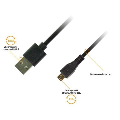 Кабель Piko Micro USB BM-USB 2.0AM REVERS 1m