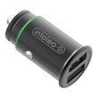 Автомобільний зарядний пристрій Intaleo CCG482 Black (1283126504525)