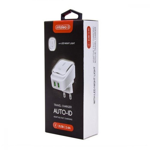 МЗП Intaleo TCL242 White (1283126481130), 2USB, 2.4A