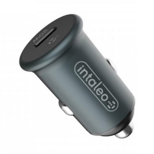 АЗП Intaleo CCGQPD120L Grey (1283126509964), USB C, 3A, 20Вт, QC3 + кабель Lightning