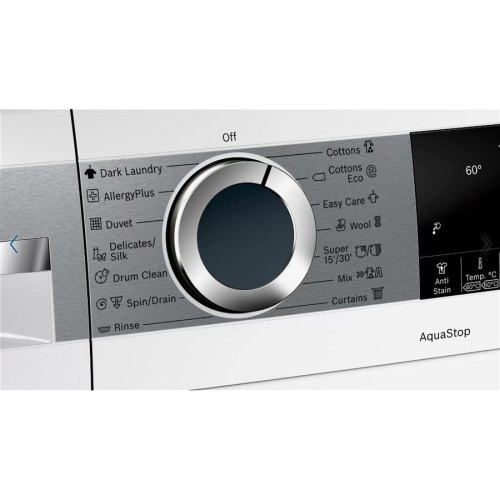 Пральна машина Bosch фронтальна, 9кг, 1200, A+++, 60см, дисплей, білий