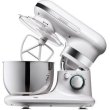 Міксер Ardesto планетарний 800Вт, насадки-3, чаша-нерж., метал, 4л, Pulse-режим, білий