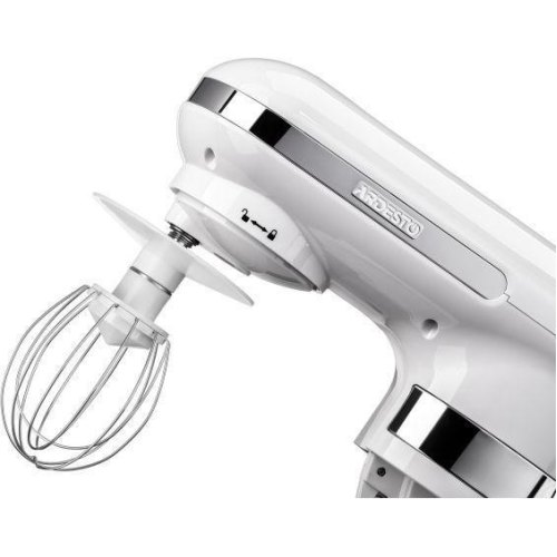 Міксер Ardesto планетарний 800Вт, насадки-3, чаша-нерж., метал, 4л, Pulse-режим, білий