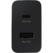 Мережевий зарядний пристрiй Samsung EP-TA220NBEGRU 35W Wall Charger Duo Black