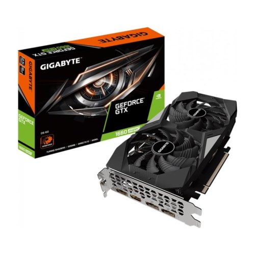 Відеокарта GIGABYTE,  GeForce GTX 1660 Super D6 6G 6GB (GV-N166SD6-6GD) GDDR6, 192bit