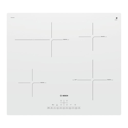 Варильна поверхня Bosch індукційна, 60см, розширена зона, білий