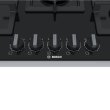 Варильна поверхня Bosch  газова на склі, 75см, чавун, чорний