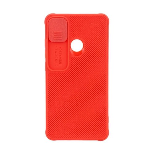 Чохол Camshield TPU зі шторкою  TECNO POP 3 red