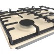 Варильна поверхня Gorenje газова, 60см, чавун, бежевий