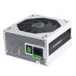 Блок живлення, білий ATX 600W, коробочний, модульний, 14см вент. GM-600-WHITE
