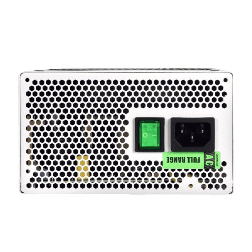 Блок живлення, білий ATX 600W, коробочний, модульний, 14см вент. GM-600-WHITE