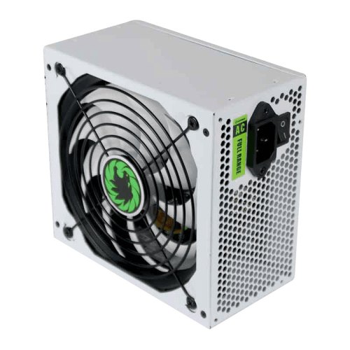 Блок живлення, білий ATX 600W, коробочний, модульний, 14см вент. GM-600-WHITE