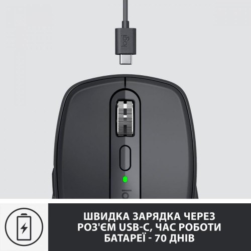 Мишка бездротова Logitech MX Anywhere 3 Graphite (910-005988)