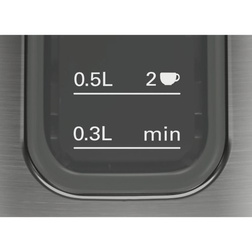 Електрочайник Bosch 1.7л, метал, cірий