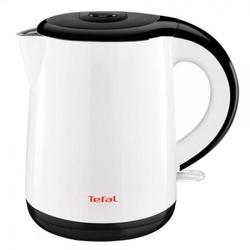 Електрочайник Tefal Safe`tea 1л, з подвійними стінками, білий глянець