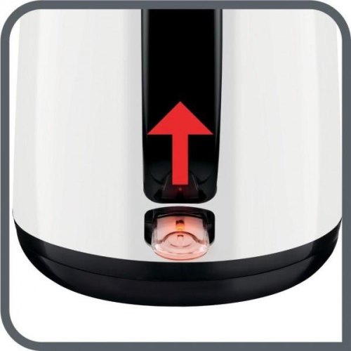 Електрочайник Tefal Safe`tea 1л, з подвійними стінками, білий глянець