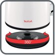 Електрочайник Tefal Safe`tea 1л, з подвійними стінками, білий глянець