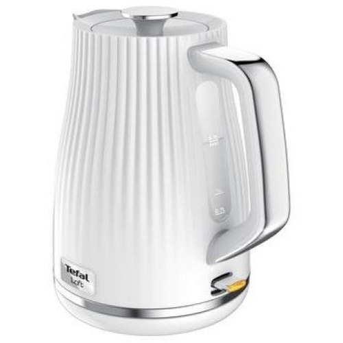 Електрочайник Tefal Loft 1.7л, Strix, пластик, білий