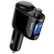 АЗП з FM-модулятор Baseus Locomotive Wireless MP3 Vehicle Charger, Black