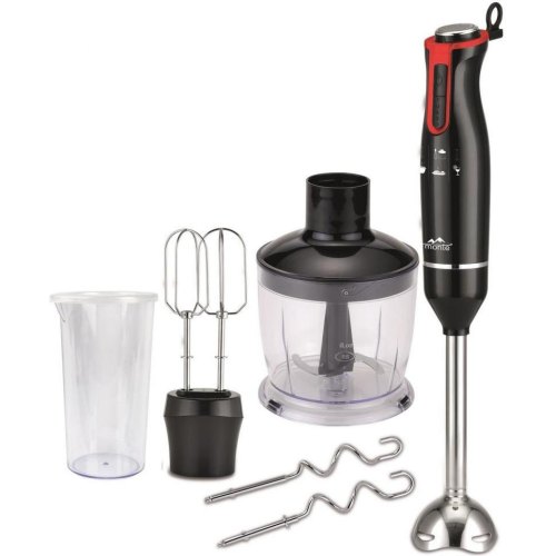 Блендер MT-1904 700ват/рег/4в1/подрібнювач 0,5л./блендер метал. ножка/міксер-2 насадки/стаканчик 0,6л./2 швидкості