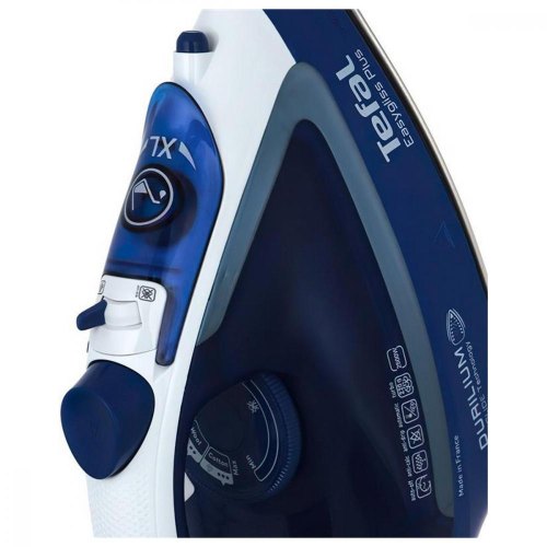 Праска Tefal Easygliss Plus, 2500Вт, 270мл, паровий удар -220гр, постійна пара - 45гр, керам. підошва, синій