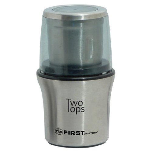 Кавомолка FA-5486 2в1 200Вт ємність 70гр, КАВОМОЛКА + ЧОПЕР Корпус нержавіюча сталь, ножі нержавіюча сталь.