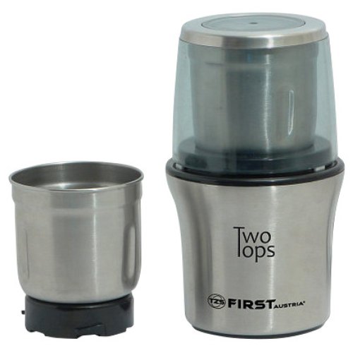 Кавомолка FA-5486 2в1 200Вт ємність 70гр, КАВОМОЛКА + ЧОПЕР Корпус нержавіюча сталь, ножі нержавіюча сталь.