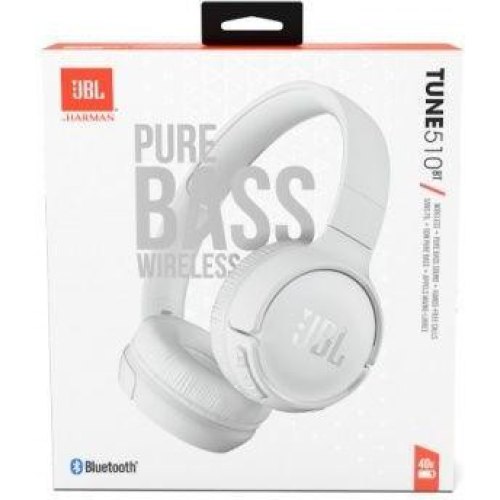 Навушники JBL Tune 510 BT White (JBLT510BTWHTEU)