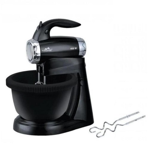 Міксер MT-2010 400 Вт, 5 швидкостей, турбо, 2 насадки, чорний колір