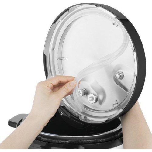 Мультиварка-скороварка Moulinex Initial Pressure, 1000Вт, чаша-5л, електронне керув., метал/пластик, чорний