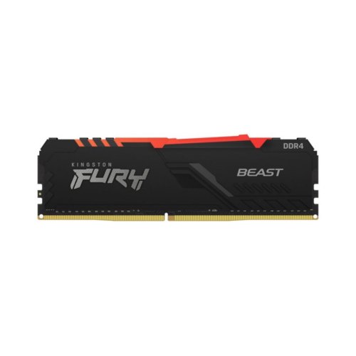 Модуль пам'яті DDR4 32GB 2666MHz Kingston Fury Beast RGB Black (KF426C16BBA/32)