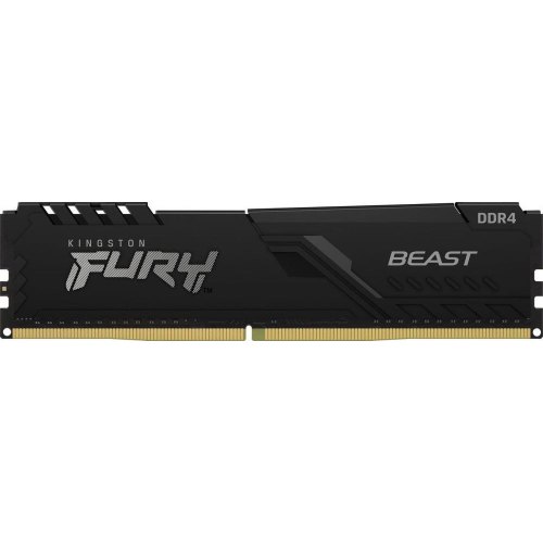 Модуль пам'яті DDR4 64GB (4x 16GB) 3200MHz Kingston Fury Beast Black (KF432C16BBK4/64)