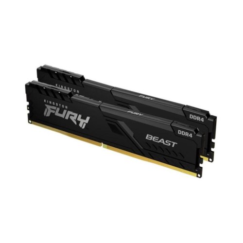 Модуль пам'яті DDR4 64GB (2x 32GB) 2666MHz Kingston Fury Beast Black (KF426C16BBK2/64)