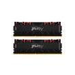 Модуль пам'яті DDR4 16GB (2x 8GB) 4266MHz Kingston Fury Renegade RGB Black (KF442C19RBAK2/16)