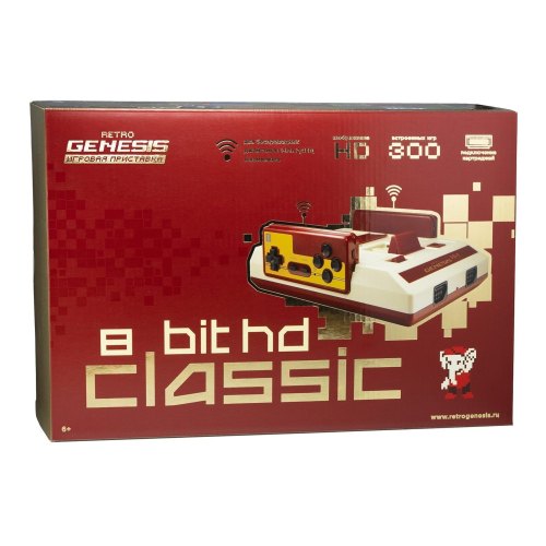 Ігрова консоль Retro Genesis 8 Bit HD Classic (300 ігор, 2 бездротових джойстика, HDMI кабель)