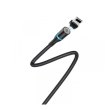 Кабель BOROFONE BU16 Skill magnetic Micro-USB 1.2m, nylon braid, aluminum alloy connector, Black