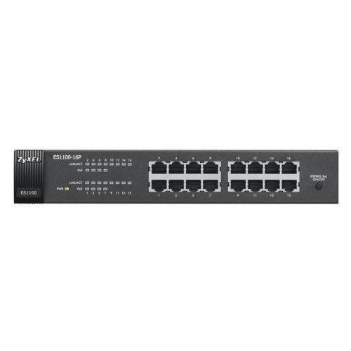 Комутатор ZyXel ES1100-16P (ES1100-16P-EU0102F)