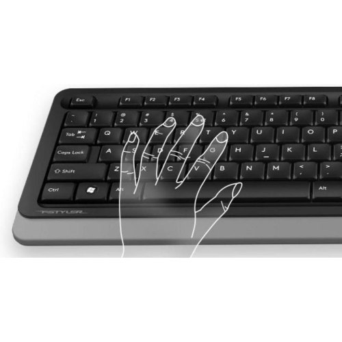 Комплект бездротовий (клавіатура+мишка), A4Tech FG1010 (Blue)