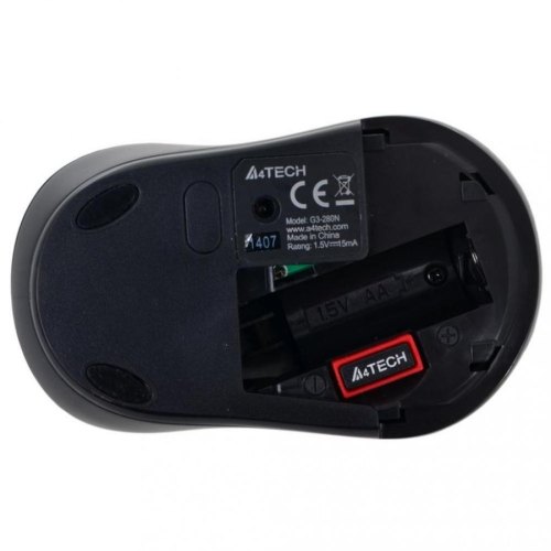 Мишка A4Tech G3-280N (Glossy grey)