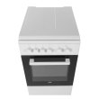 Плита Beko комбінована, 60л, 50x60см, конвекція, білий