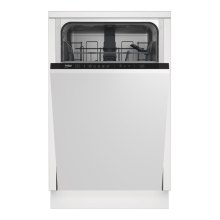 Посудомийна машина Beko вбудована, 10компл., A+++, 45см, білий