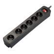 Мережевий продовжувач Hama TIDY-Line 1.5м 6 розеток Black (00137366)