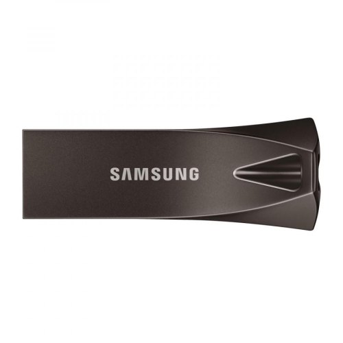 USB флеш, 256GB, Samsung Bar Plus Black (MUF-256BE4/APC) метал, чорний, USB 3.1